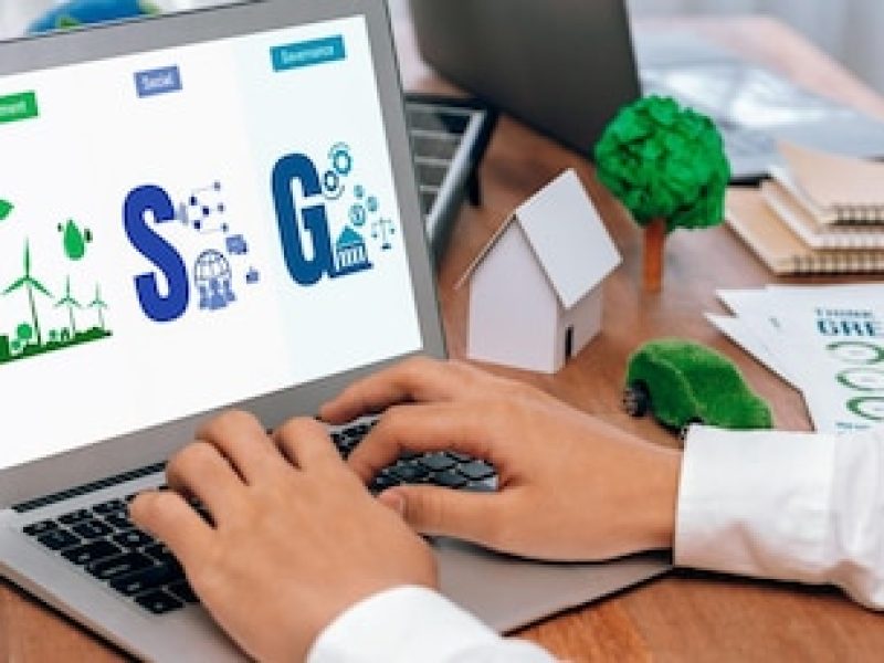 esg-environmental-social-governance-display-laptop-ecofriendly-company-with-businessman-planning-environmental-protection-initiative-clean-sustainable-future-ecology-trailblazing_31965-245507