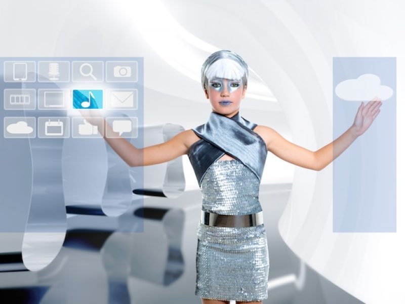 futuristic-children-girl-silver-touch-finger-icloud-icon_79295-428