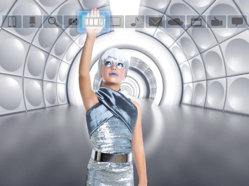 futuristic-kid-girl-silver-touching-finger-icons_79295-416